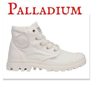 NIB Palladium Pampa Hi Round Toe Lace Up Boots